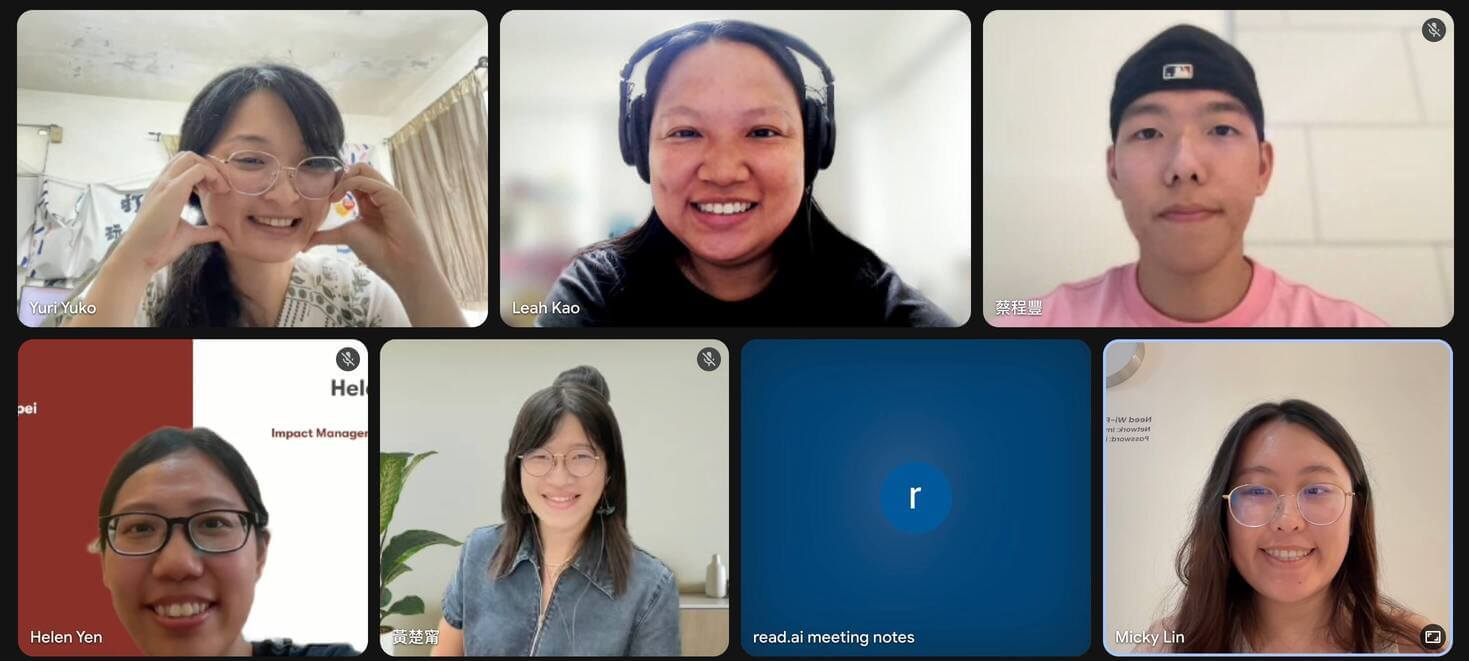 基地文化出版有限公司團隊與渣打導師進行線上諮詢