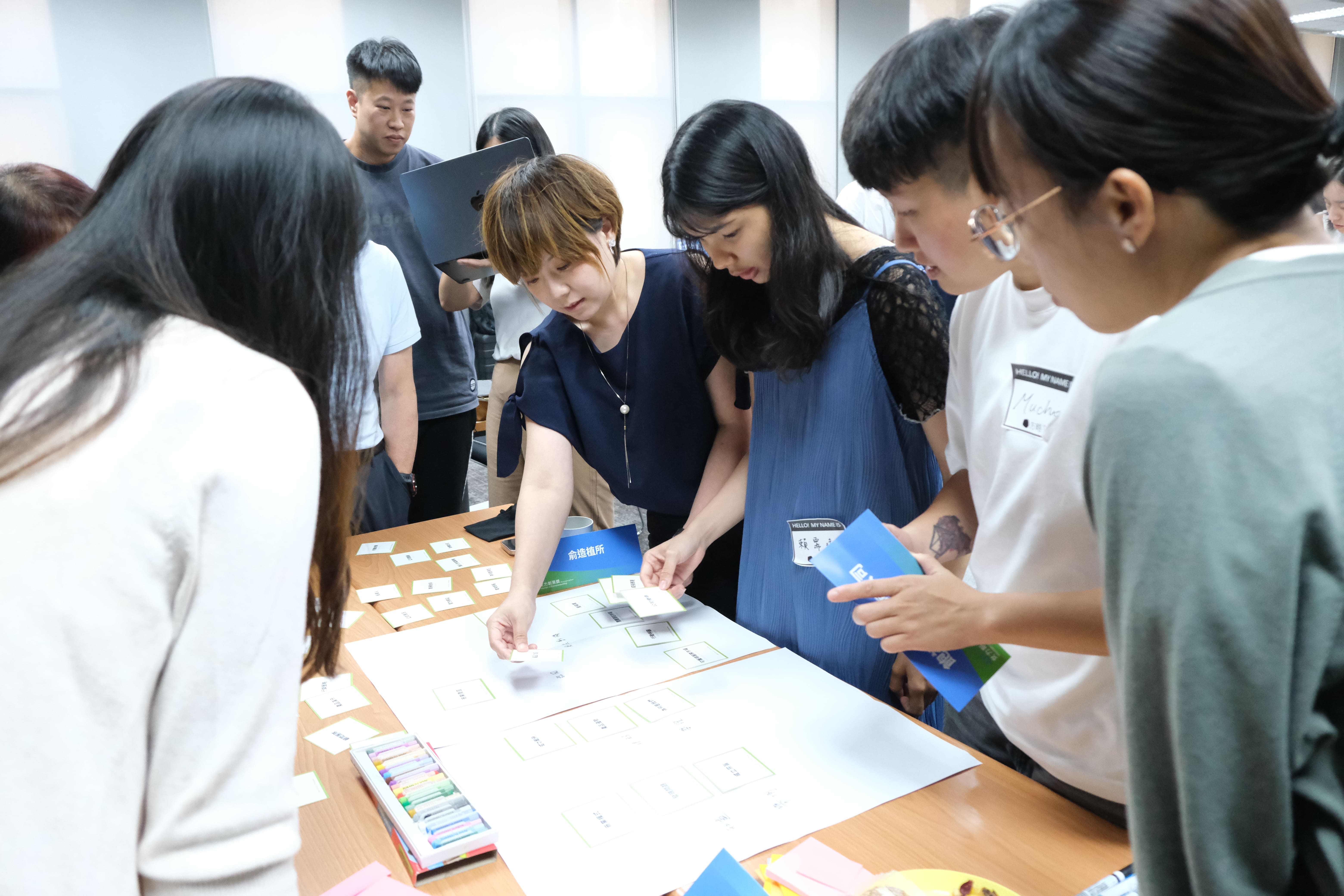 透過分組活動,學員學習以更具邏輯的思維來設計簡報